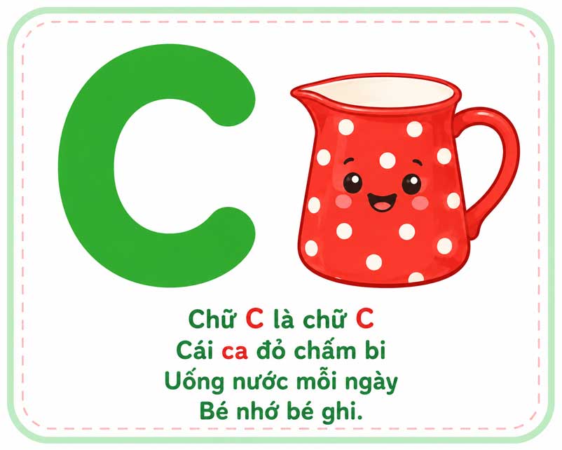 Ảnh minh họa chữ C