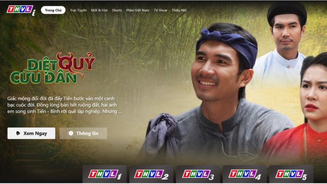 Tải THVLi để xem THVL trực tiếp ngay trên trình duyệt web