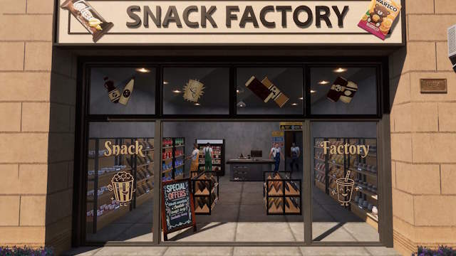 Cùng bạn bè xây dựng nhà máy sản xuất đồ ăn vặt trong Snack Factory Together