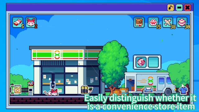 Cat Store là game mô phỏng thư giãn trên màn hình desktop