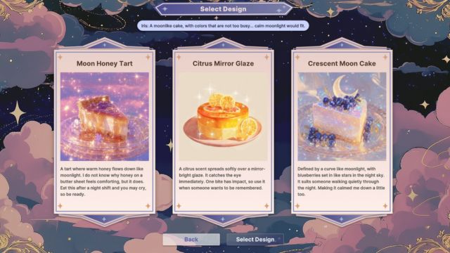 Khám phá những chiếc bánh vừa xinh vừa ngon trong game Iris and the Moonlight Bakery