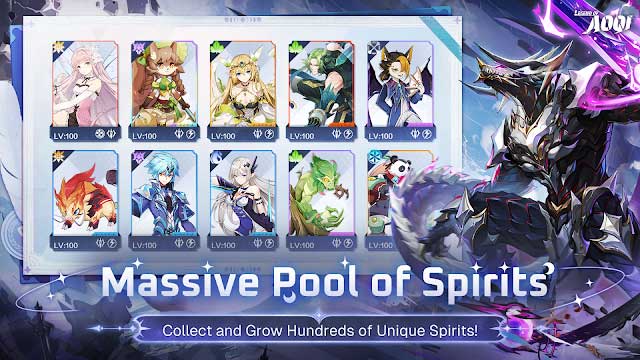 Legend of Aoqi: Card Collector cho bạn thu thập, nuôi dưỡng và phát triển hàng trăm linh thú độc đáo