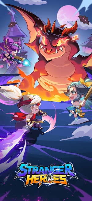 Chiến đấu phòng thủ trong thế giới cyberpunk trong game Stranger Heroes