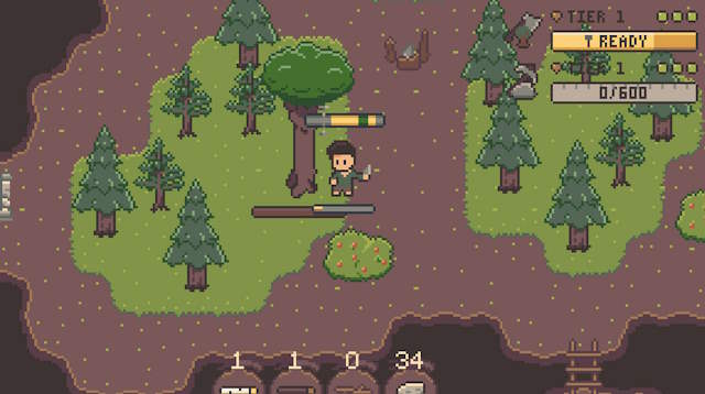 Skillwood là game clicker mô phỏng nghề đốn gỗ thư giãn 