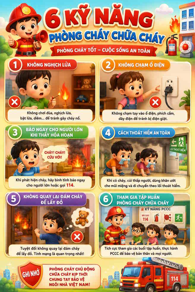 Kỹ năng phòng cháy chữa cháy