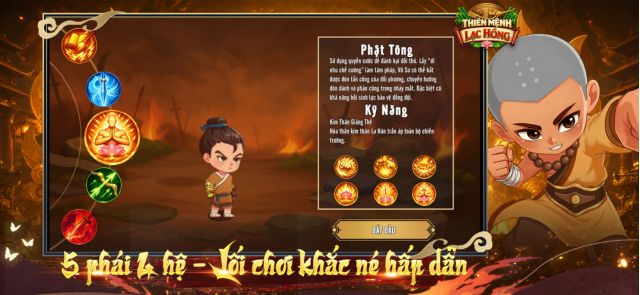5 phái 4 hệ - Lối chơi khắc chế hấp dẫn