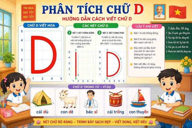 Chữ D