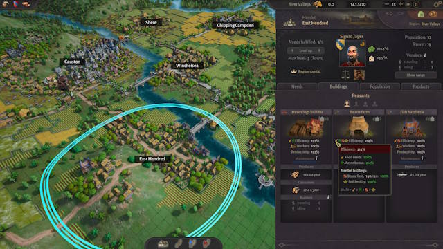 Nền kinh tế trong game được xây dựng theo nhiều tầng