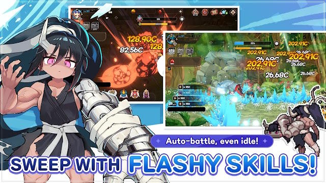 Phiêu lưu chiến đấu cùng anh hùng bất tử trong game Undying Hero: Idle RPG