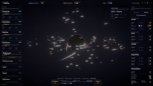 How To Grow a Black Hole là game nuôi và quản lý hố đen độc đáo