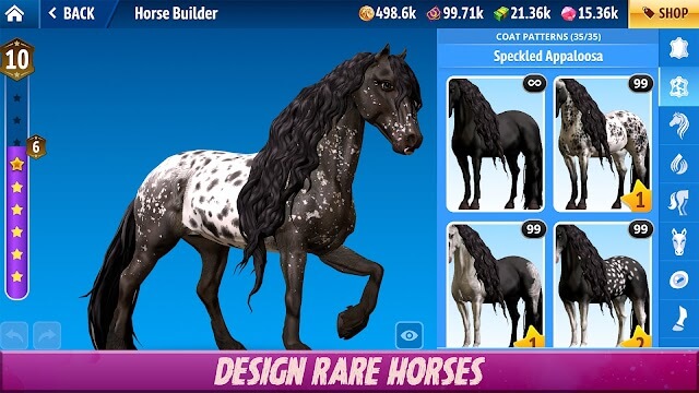 Tùy chỉnh diện mạo độc đáo cho ngựa của bạn trong game Pocket Horse: Racing Champions