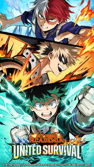 MHA United Survival là game mới được lấy cảm hứng từ anime Học Viện Anh Hùng