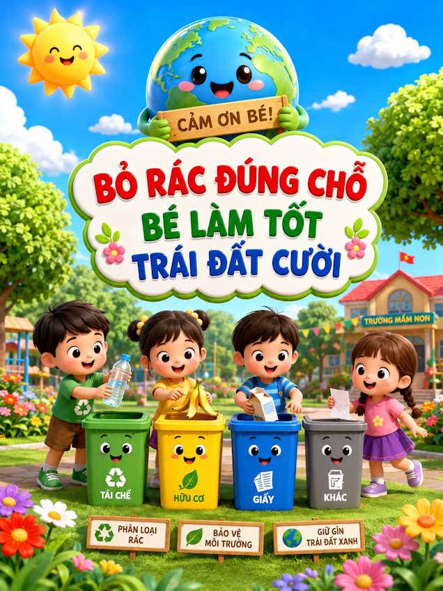Bỏ rác đúng chỗ