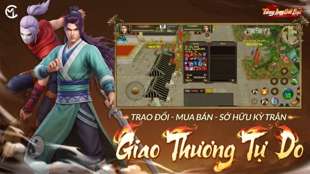 Tính năng trao đổi – mua bán tự do giữa các game thủ với nhau