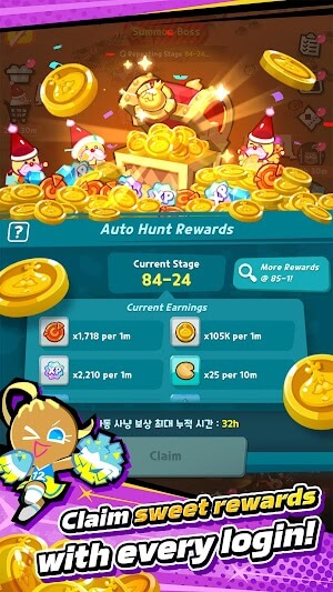 Nhận phần thưởng nhàn rỗi khi quay trở lại game