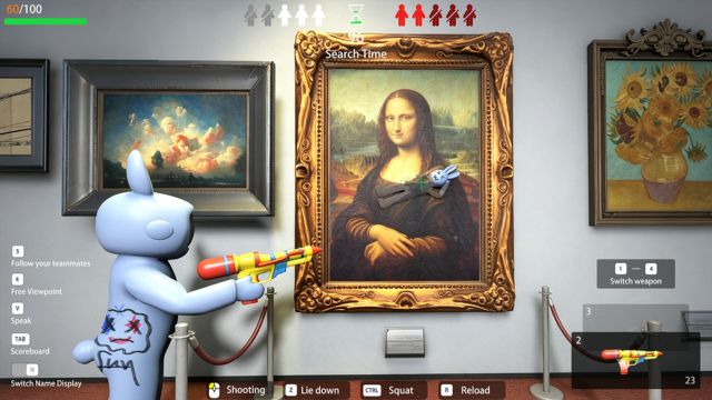 Scribble Hunt là game ngụy trang trốn tìm giống Meccha Chameleon HOT