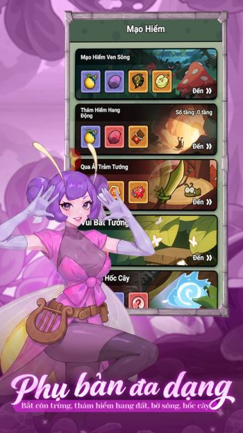 Phụ bản đa dạng
