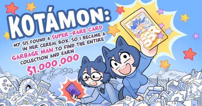 KOTAMON * Game thu thập thẻ bài trong đống rác