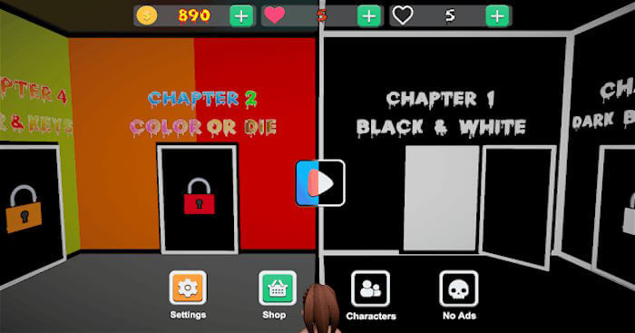 Obby Colors: Paint Or Die là game giải đố kết hợp hành động trốn tìm trong mê cung