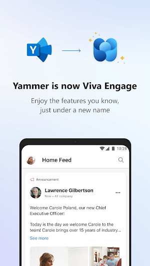Viva Engage giúp bạn kết nối với lãnh đạo và đồng nghiệp