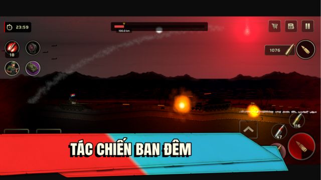 Thực hiện tác chiến ban đêm