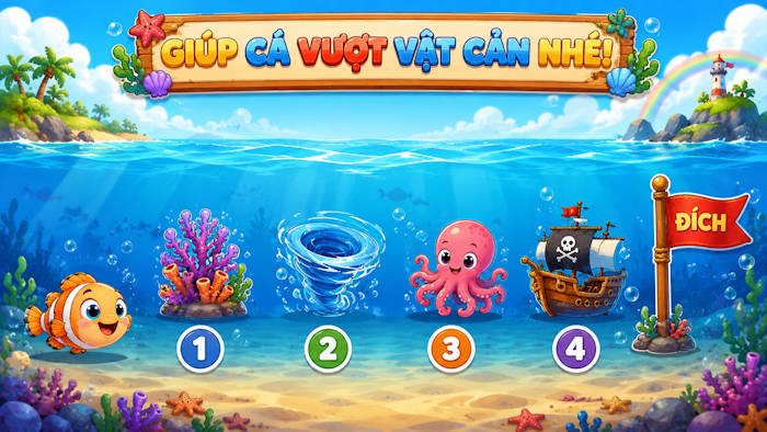 Slide lựa chọn vật cản đưa cá vượt đại dương