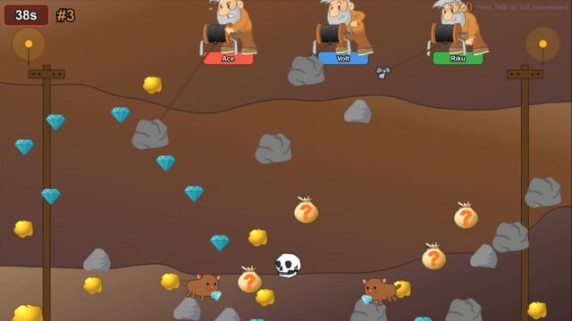 Gold Miner: Party Rush là trò chơi Đào vàng cổ điển dành cho nhiều người chơi online