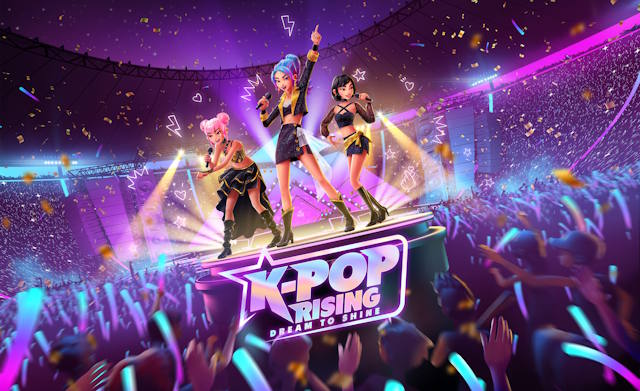 K-POP Rising là game nhịp điệu kết hợp mô phỏng cuộc sống idol K-pop