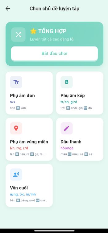 Giao diện trực quan, thân thiện với trẻ nhỏ