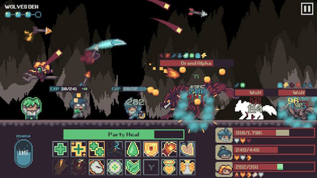 Master Healer Kale là game nhập vai chiến thuật có yếu tố clicker