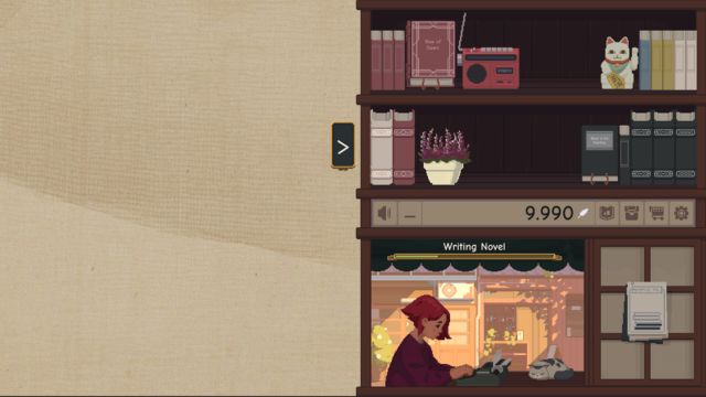 Lofelia’s Cozy Corner là desktop game góc nhỏ ấm cúng trên màn hình máy tính
