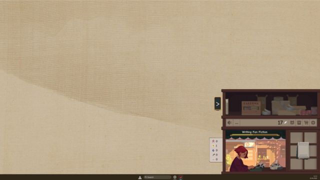 Tùy chỉnh góc, kích thước và vị trí đặt game Lofelia’s Cozy Corner trên desktop