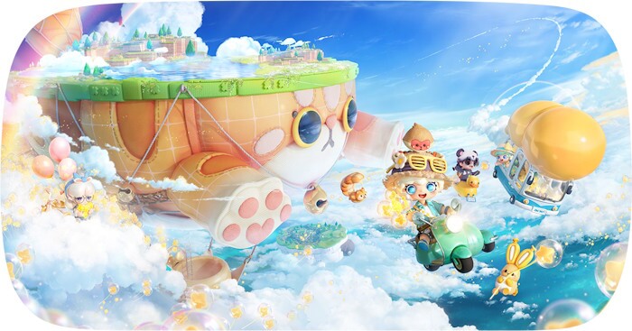 Phiêu lưu trên những hòn đảo nổi trong game Floatopia