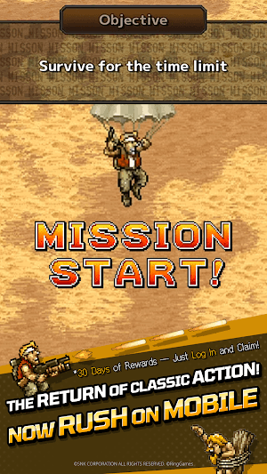 Metal Slug Rush là game hành động sinh tồn phong cách Rambo Lùn huyền thoại