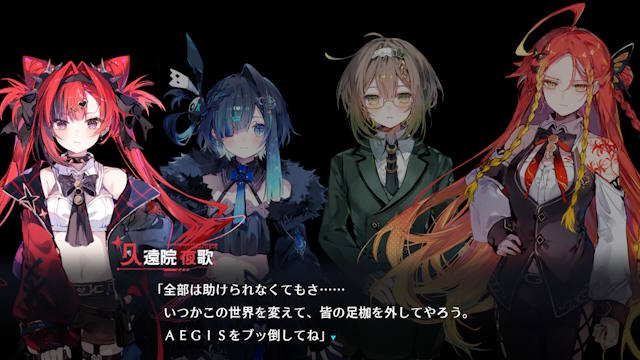 Phần cốt truyện có giao diện được trình bày theo phong cách visual novel