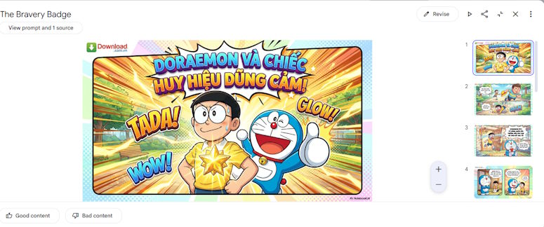 Truyện do NotebookLM sáng tác