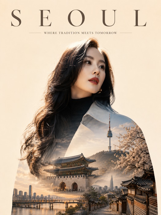 Poster du lịch Hàn Quốc