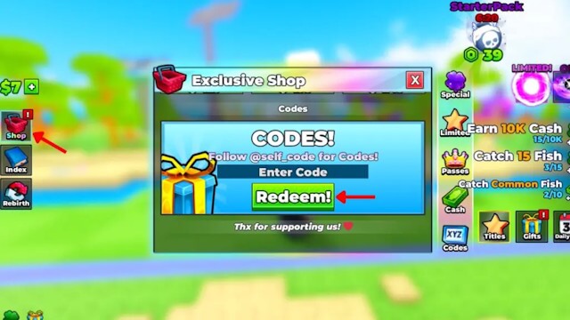 Cách nhập code game Bomb Fishing