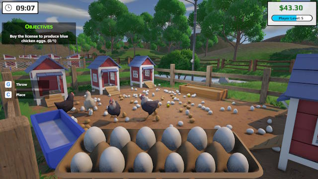 Eggstreme Farming là game xây dựng và quản lý trang trại thư giãn