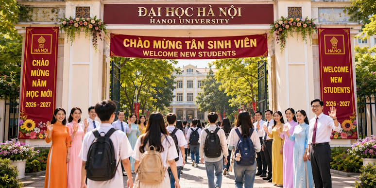 Chào mừng năm học mới của trường đại học