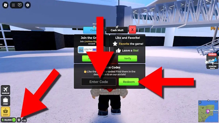 Cách đổi code game Thế giới bay