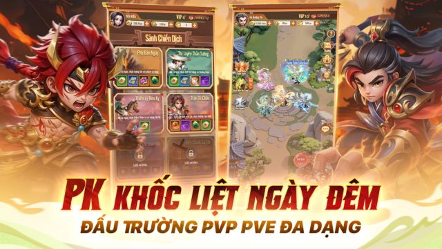 Cung cấp đầy đủ và phong phú loại hoạt động, từ PvE đến PvP