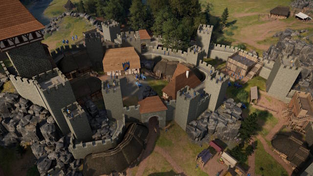 Bergfried là game chiến thuật kết hợp mô phỏng xây dựng lâu đài