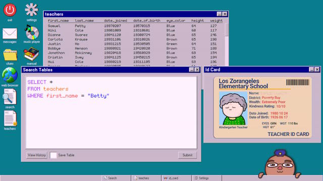 Database Detective là game điều tra phá án độc đáo bằng SQL