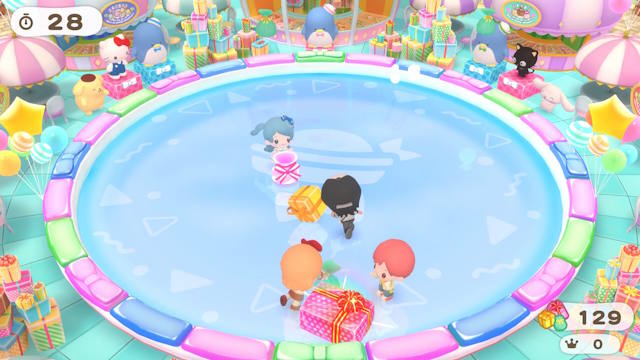 Game quy tụ hơn 145 nhân vật Sanrio, hơn 45 mini game và tối đa 4 người chơi