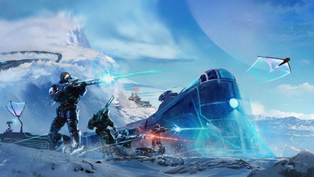 EverRail là game hợp tác sinh tồn thế giới mở trên hành tinh băng giá