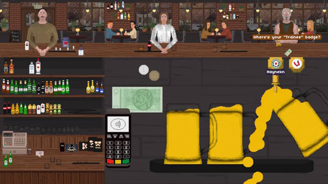 Something to Drink? là game pha chế đồ uống đồ họa Pixel Art 