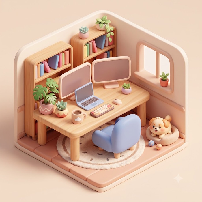 Tạo ảnh isometric bằng Gemini