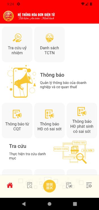Quản lý thông báo doanh nghiệp