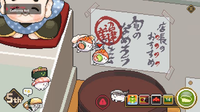 Wabisabi SushiDerby là game đua sushi độc đáo và vui nhộn